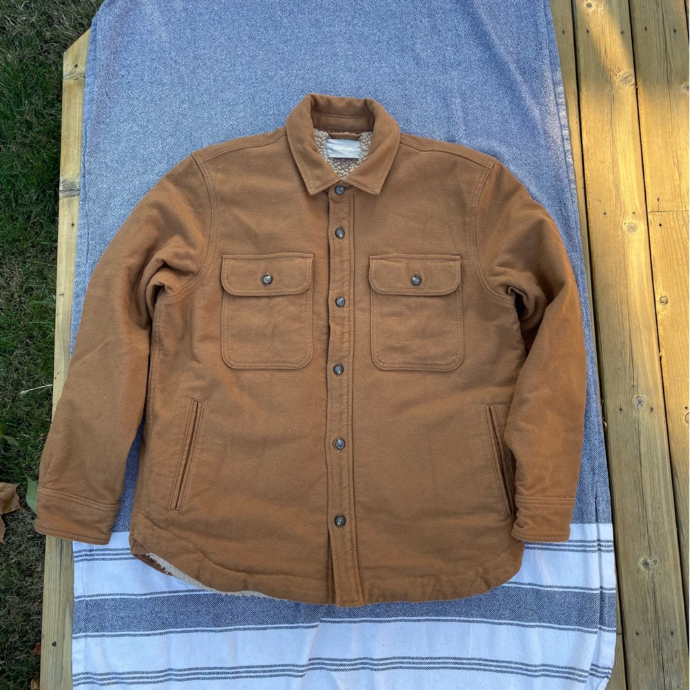 Everlane Shirt Jacket Sherpa Lined - Picture 2 of 11